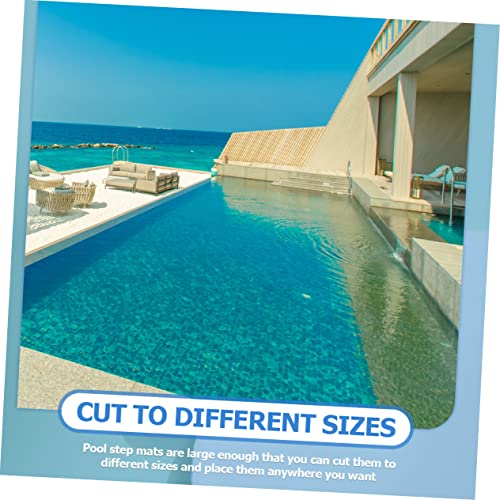 Tapete protector antideslizante para escalera de piscina miniatura 4