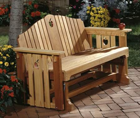 A Woodworking Pattern And Instructions Pkg To Build A Glider Bench #TOP1