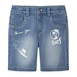 BERMUDA DENIM MENSAJE NIÑO AZUL SURF CLUB