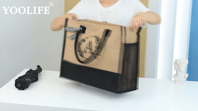 YOOLIFE Personalized Gifts for Women - Initial Jute Tote Bag miniatura 7