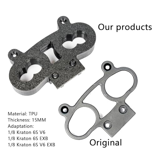 Image of TPU Front Bumper Loop for ARRMA 6S 1 /8 Kraton V6 EXB /EXB V6, Front Bumper | Guard Protector Lightweight Rebound,Durable Front Flexible Nylon Chassis Bumper Loop Bar Absorb Upgraded Part ARA320808