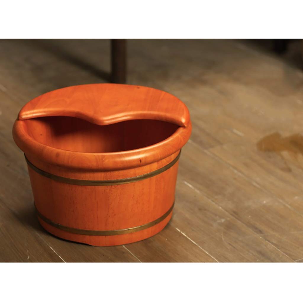 Vaschetta per i Piedi, Secchio per Vasca per pediluvio, Massaggio, Spa, Sauna, Ammollo, Pediluvio Secchio in Legno Spa per Piedi Lavabo per Uso Domestico Pratico Comfortable Anniversary