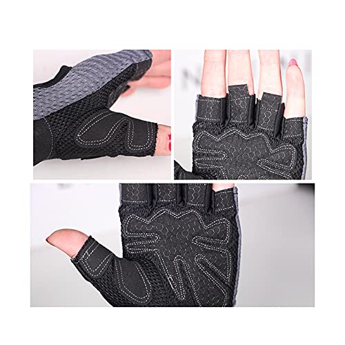 Roeienhandschoenen Gewichtheffen Shorty Vingerloze Handschoenen Met Gebogen Open Rug Voor Powerlifting Gym - Image 4