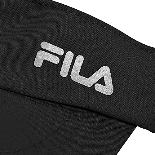 Fila Viseira Running, Unisex, Preto, Único