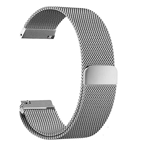 Sangle acier inoxydable montre connectée 20mm résoud le problème de boucle