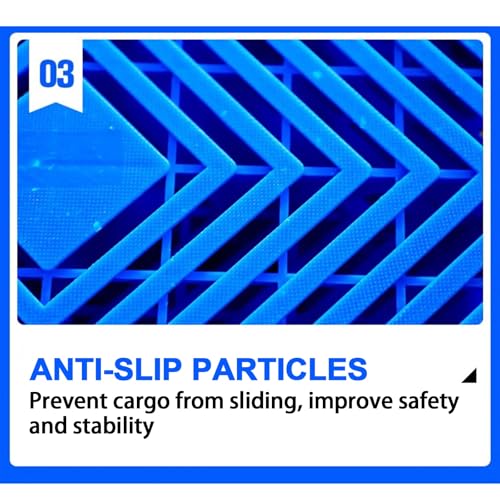 Pallet de plástico Sto Grid Mat transpirable para suelo de puestos de mercado 5