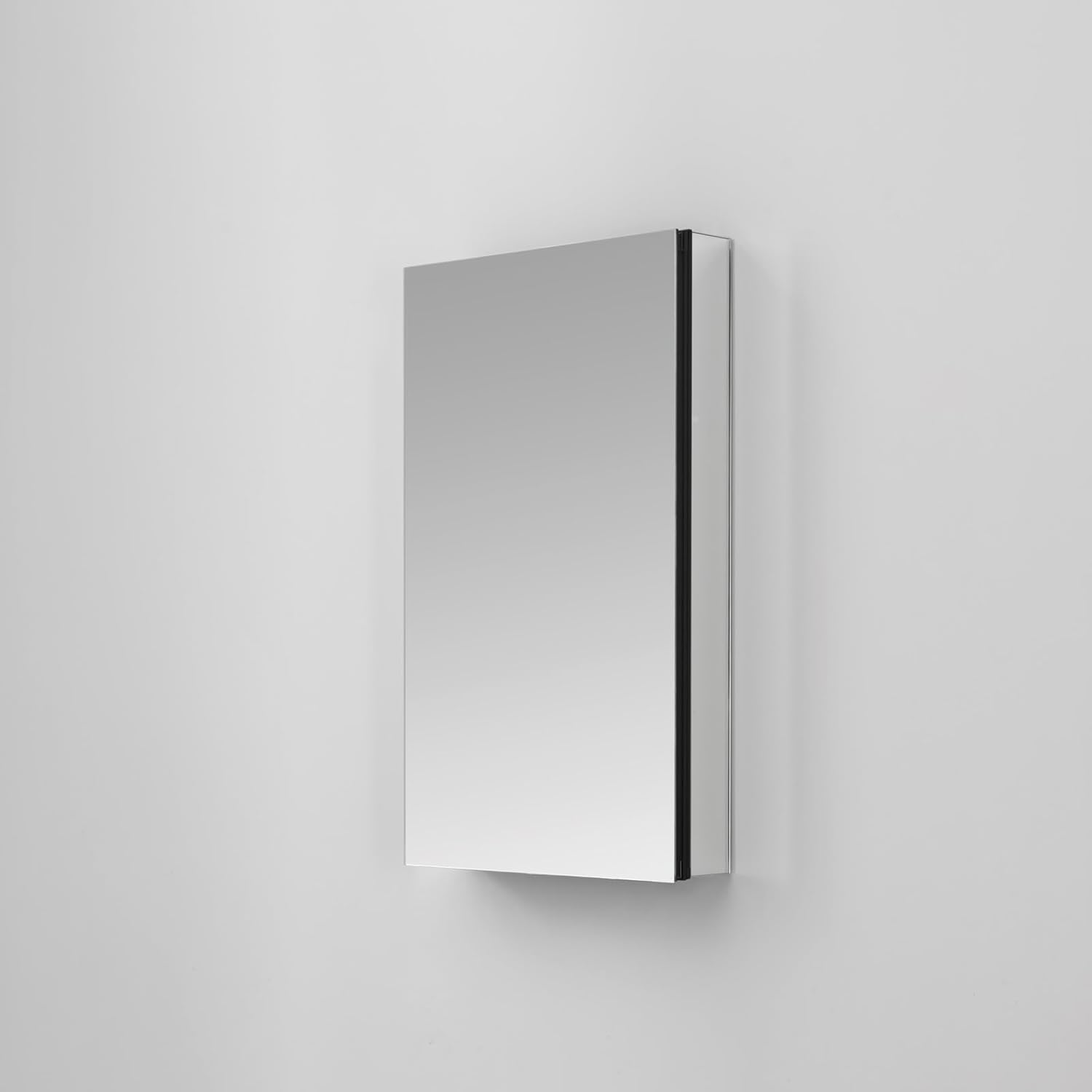 14 x 24 Inch Bathroom Mirror Cabinet, Medicine cabinets for Bathroom，3 Adjustable Shelves, Soft Close Hinges, 3X Movable Magnifier, Black Medicine Cabinet