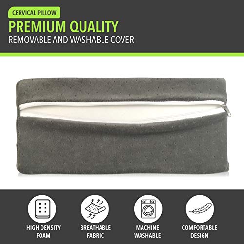 Lumia Wellness Cervical Traction Wedge Pillow - Neck And Shoulder Relaxer, Cervical Spinal Correction, Tmj Pain Relief, Occipital Release Tool #TOP7