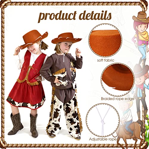 Coume COUME-COWBOY-45 20 Pcs Children'S Cowboy Hats Kids Party Cowboy Felt Hats Cowgirl Hats thumb #5