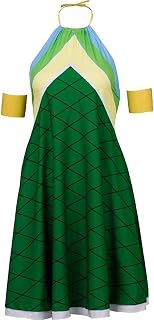 Anime Womens Costume Green Maid Dress Cosplay Lolita Party Dress Costume