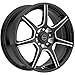 Focal 422BM F-007 Matte Black Wheel with Painted (18 x 8. inches /5 x 4 inches, 40 mm Offset)