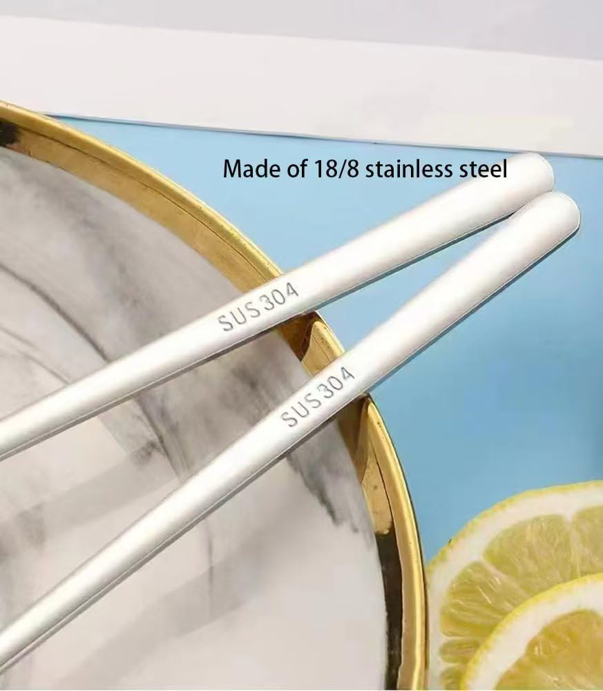 Spoons Silverware Set 5-Pack Korean Spoon,7.7 Inch 18/8 Stainless Steel Table Soup Spoons for Home, Kitchen, or Restaurant Flatware Set, Dishwasher Safe