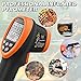 BTMETER BT-1500 Pyrometer 30:1 Industrial Laser Thermometer Gun, -58℉ to 2732℉ Non Contact High Temp Infrared Thermometer Digital IR Temperature Gauge Orange(NOT for Human Temp Test)