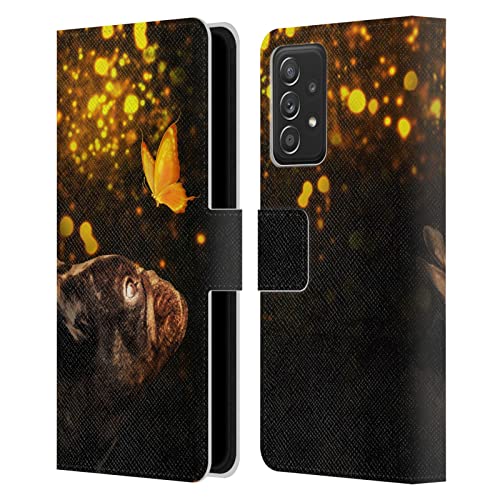 Coque Samsung Galaxy A53 5G Portefeuille Cuir Idéal pour Vos Sorties Citadines Style Bulldog