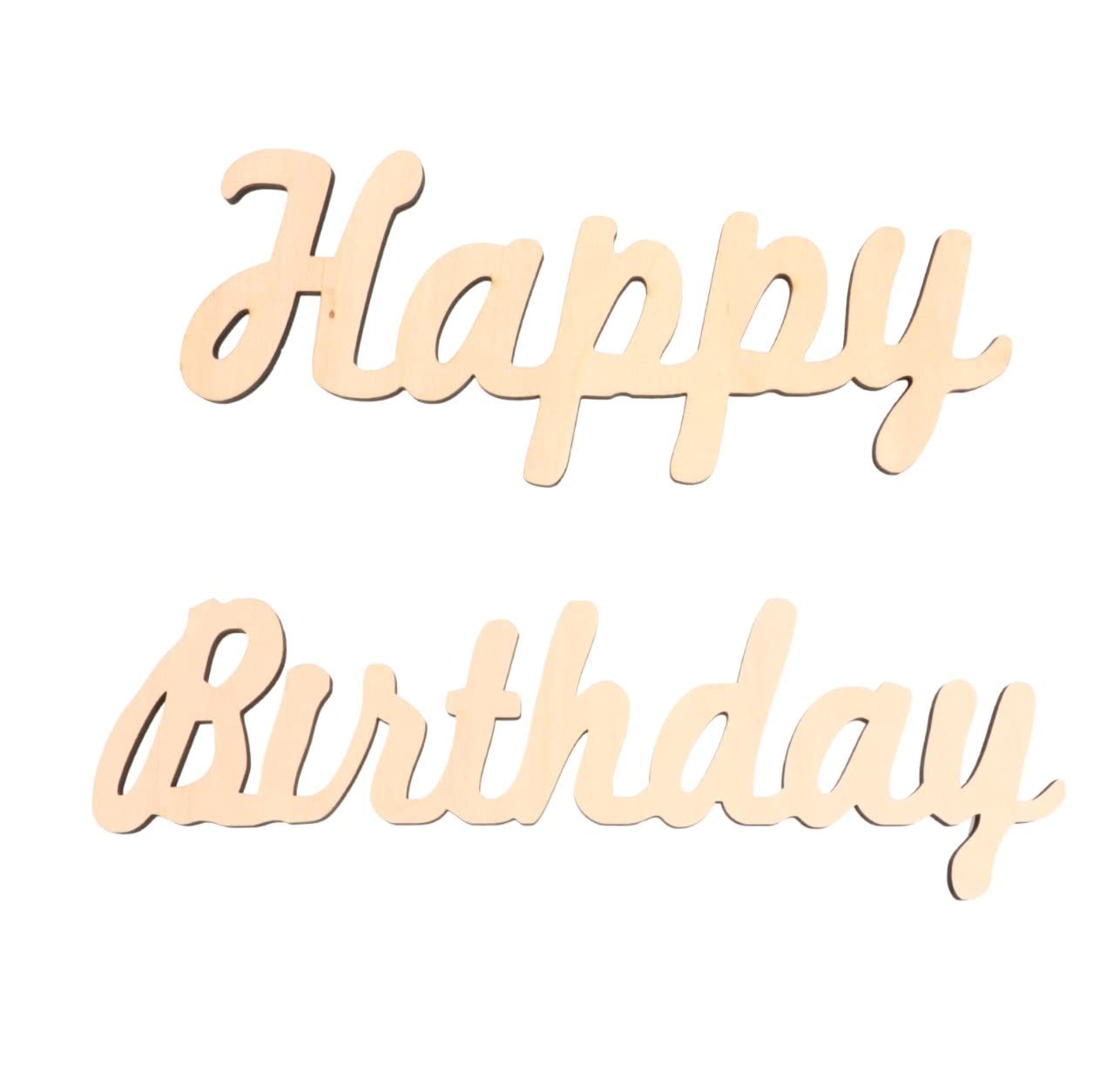 Lettres en bois Happy Birthday durables pour buffet de fête
