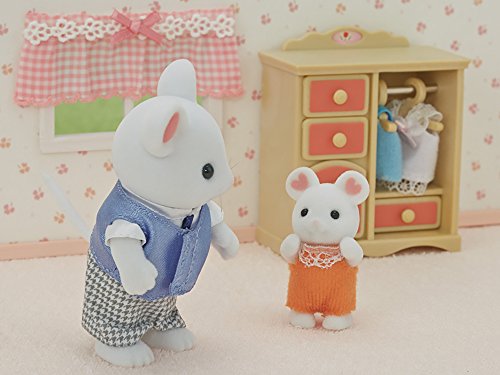 EPOCH Baby Sylvanian Families Dolls Marshmallow Rats Ne -107 miniatura 4