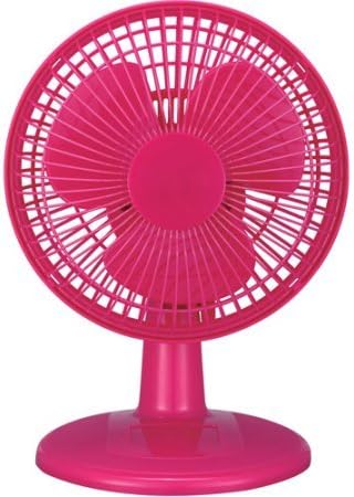 Principal 2-in-1 6" Desk/Clip Fan | 2-Speed Slide Switch (Pink)