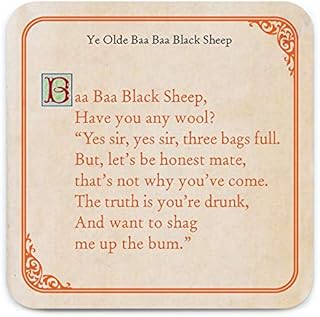 Brainbox Candy - Funny Rude 'Woman in Shoe Coaster' - Small Gift Ideas for Him Her - Friends Birthday - Housewarming Present - New Home Gift - Funny Gifts for Women Men