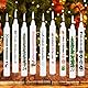 HOWAF 7 Bögen Kerzentattoos für Weihnachten, Adventskalender Kerzen Folie, Sticker Aufkleber, Sprüche zum Verschenken, für Kerzen/Keramik