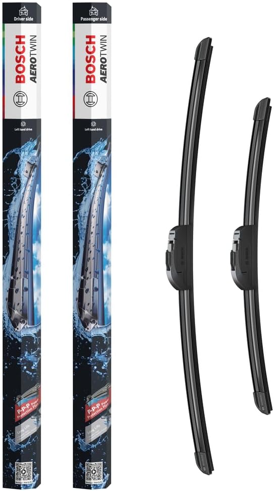 Bosch Automotive eAR552S Aerotwin Windscreen Wipers, Length: 550/400 mm, 1 Pair of Windscreen Wipers, E-Commerce Suitable Packaging