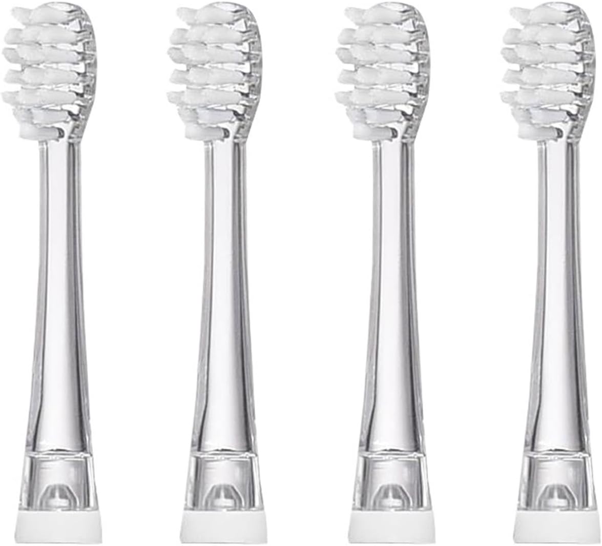 Compatible for Kids Sonic Electric Toothbrush, 2 4 Pack Children's Replacement Brush Heads with Ultra Soft Bristles(4 Big Heads)