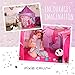PixieCrush Kids Tent - Fun Unicorn Gifts - Unicorn Toys for Girls - Princess Castle Tent Playset with Pink Unicorn Headband - Play Tent for Girls