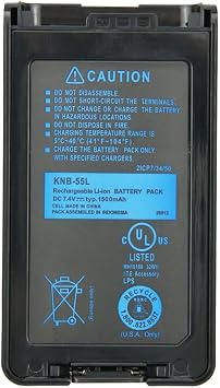 KNB-55L Battery for Kenwood TK-2140 TK-2160 TK-2168 TK-2170 TK-2360 TK-3140 TK-3160 TK-3170 TK-3173 TK-3360 NX-220 NX-320 Radios Replacement Li-ion Battery