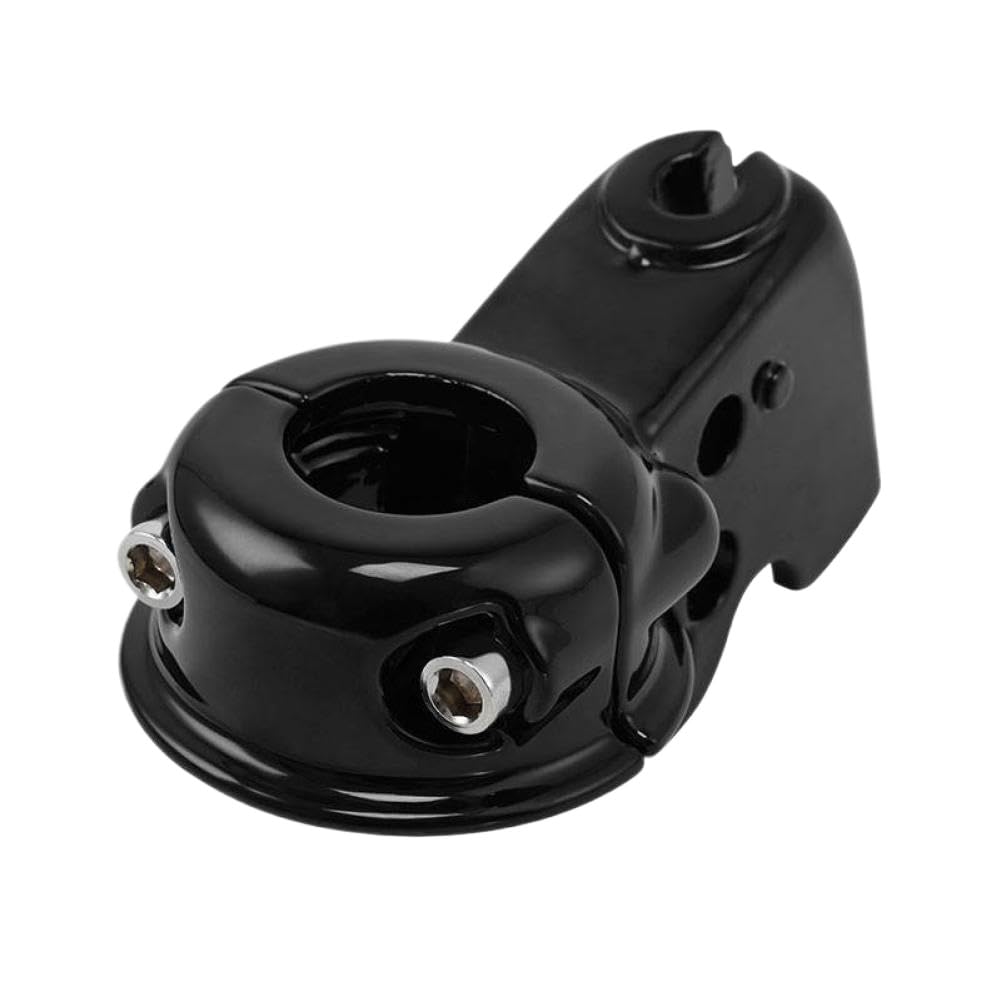 DYheXXfZM Motorcycle Clutch Lever Mount Bracket Perch Compatible with Touring Sportster XL1200 XL883 Softail Fat Bob(Black)