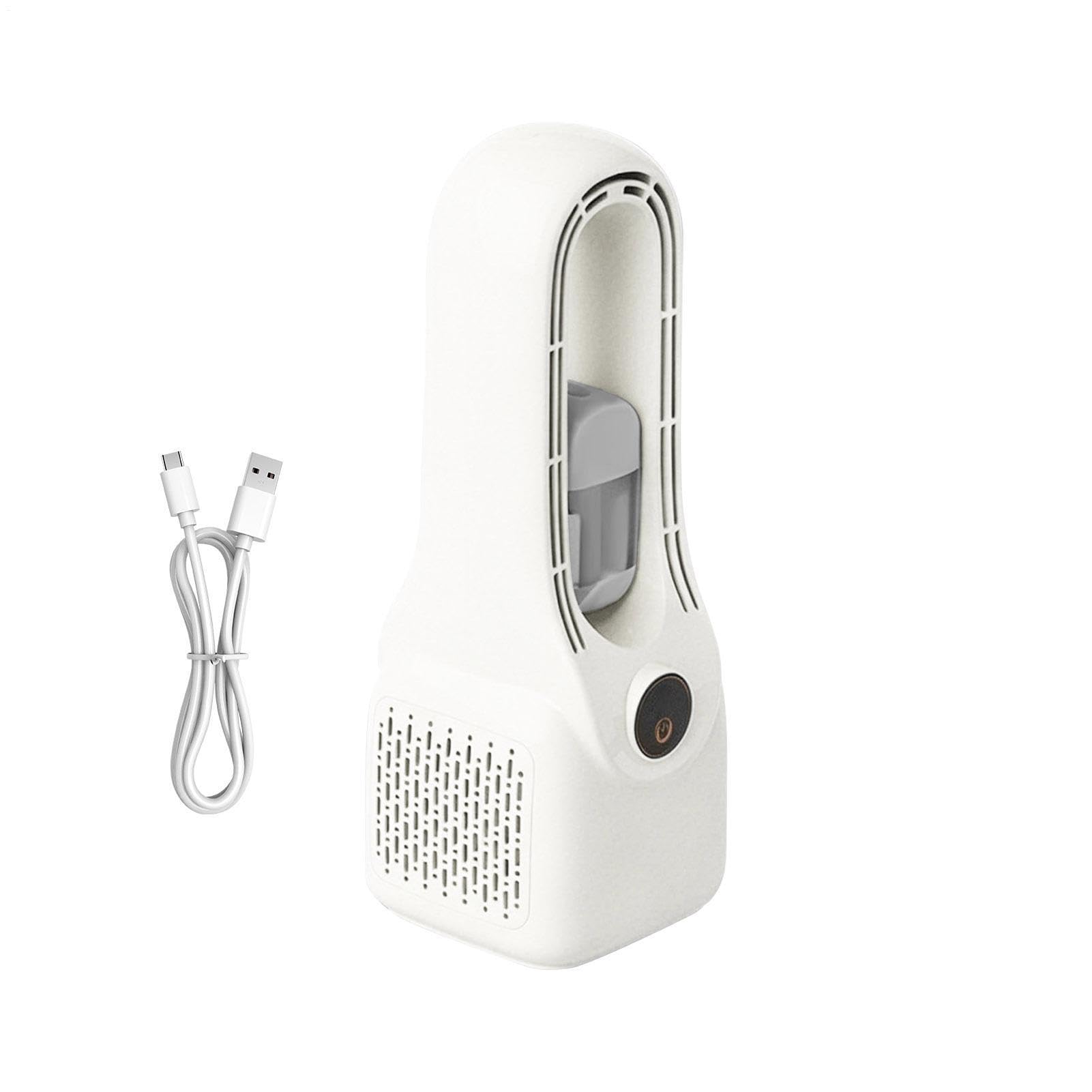 Ventilatore Da Scrivania Ricaricabile Ventilatore Senza Pale a 6 Velocità e | Ventilatore Da Tavolo Silenzioso Ricaricabile USB-C 1500 mAh Per esterno camera da auto