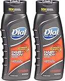 Dial for Men Hair + Body Wash, Ultimate Clean 16 fl oz (2 PACK)