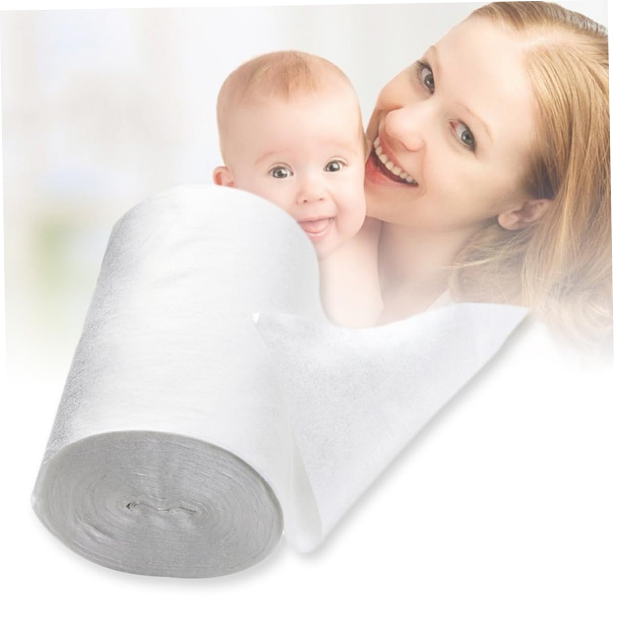 Toyvian 3 rotoli Teli Igienici Monouso Per Pannolini Biodegradabili e Compostabili Fodere Per Pannolino
