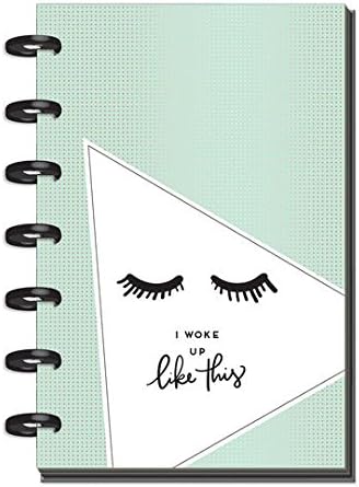 Create365 The Happy Planner Mini Soft Geos, Eyelashes, 12 Month January-December 2018, Dated