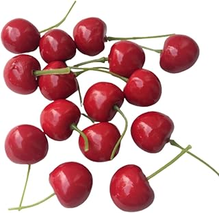 15 PCS Fake Red Cherries Artificial Fruit for Display, Kitchen Decor, Shop Decor, Props