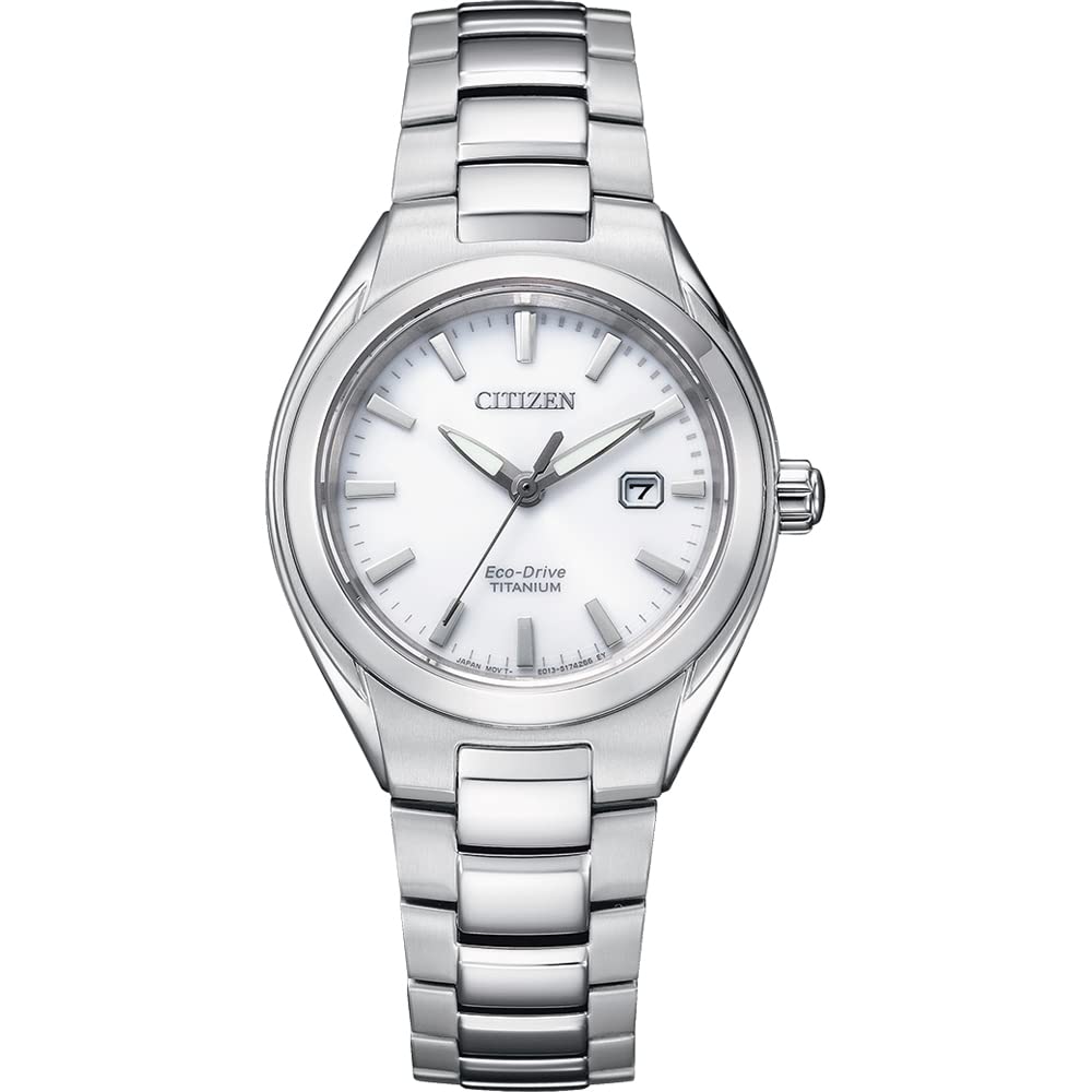 Citizen Women's Analogue Eco-Drive Watch with a Titanium Strap