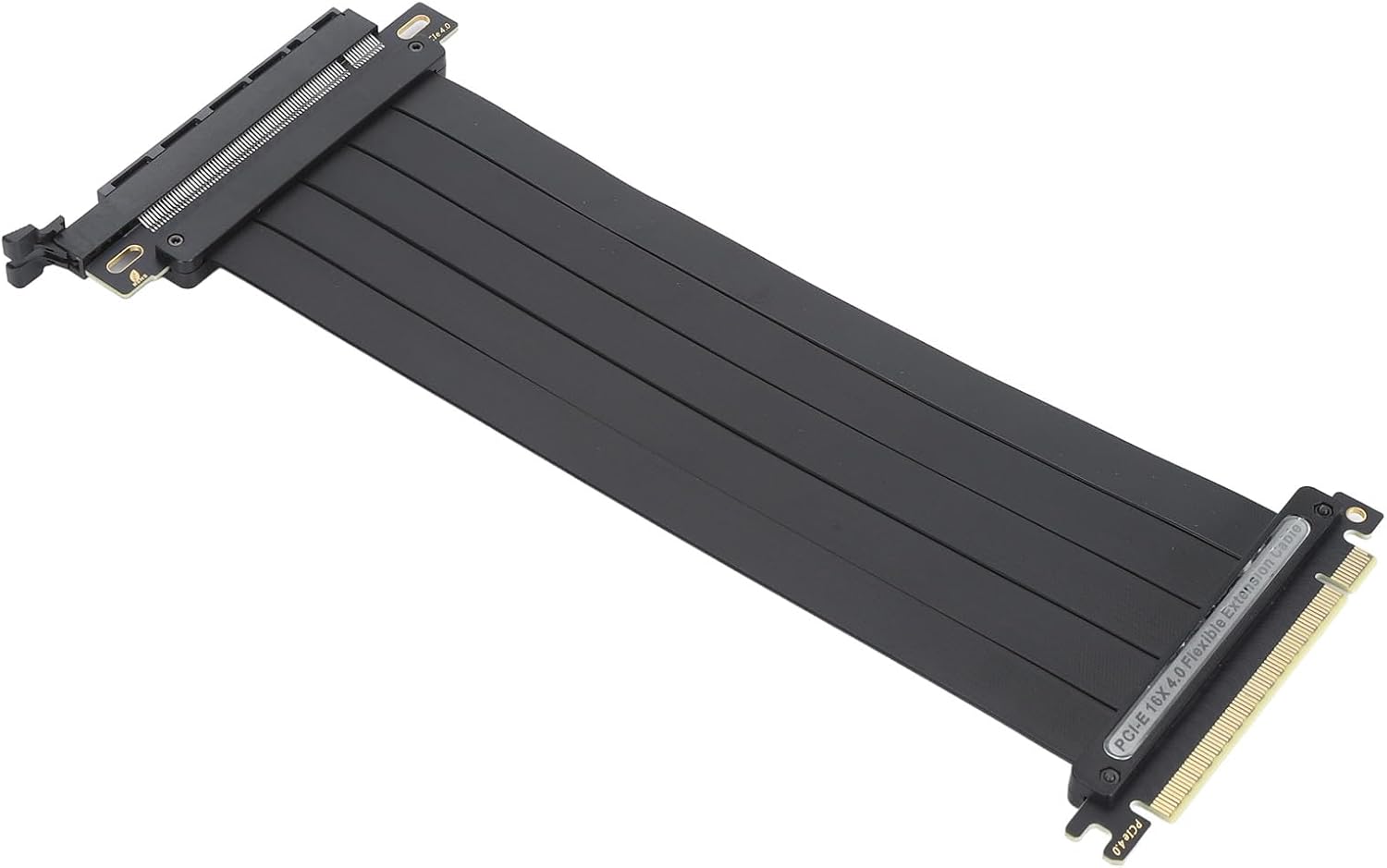 GOWENIC PCIe 4.0 x16 Riser Cable, Flexible PCIE 4.0 Extension Cable, 16X Shielded High Speed GPU Riser Cable, 180 Degree Shielded PCIe Extension Cable (300mm)