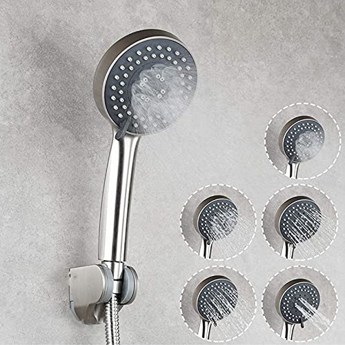Cabezal de ducha portátil LaseVe ABS redondo 5 modos miniatura 2