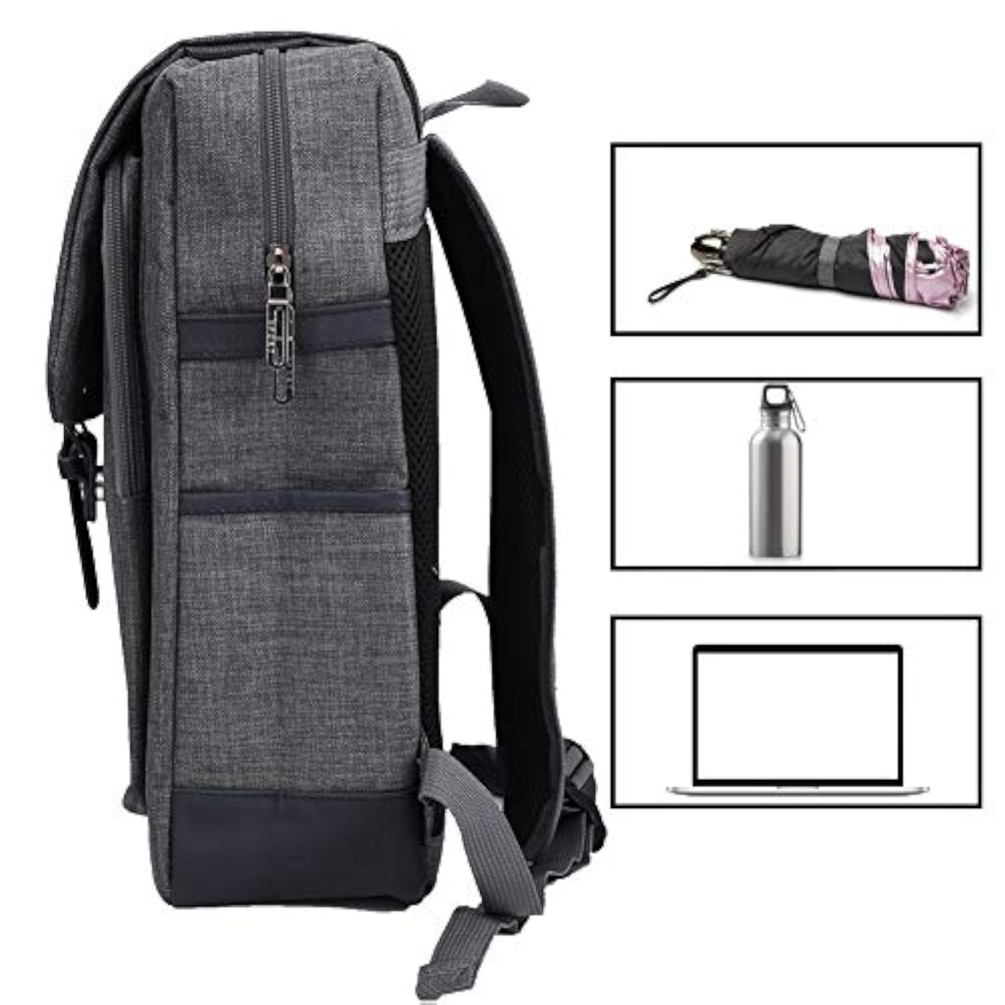 Outdoor Oxford Cloth Backpack for Travel, 15.6in