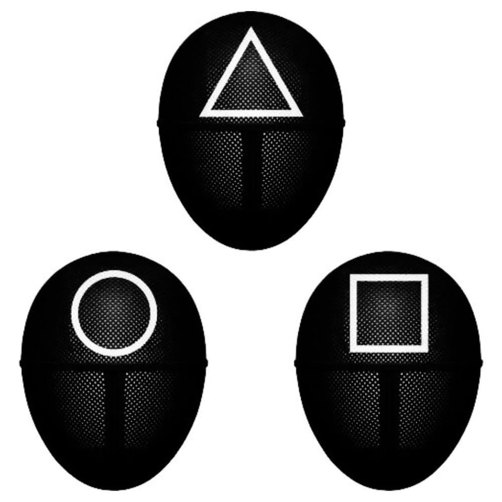 WANNA PARTY Set of 3 Game, Guard, Party Cosplay for Halloween Parties, Game Party