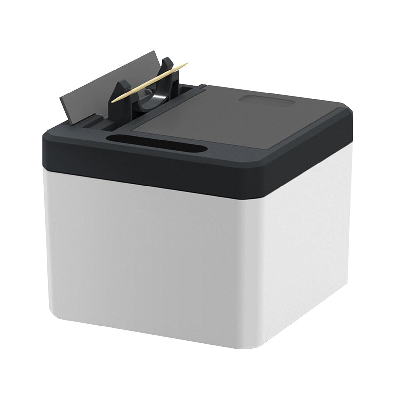 KASTWAVE Toothpick Box, Intelligent Sensor Toothpick Box 7.6 Ounces Automatic Pop-Up Electric Toothpick Holder Toothpick Dispenser Infrared Sensor Toothpick Box Toothpick Storage Box