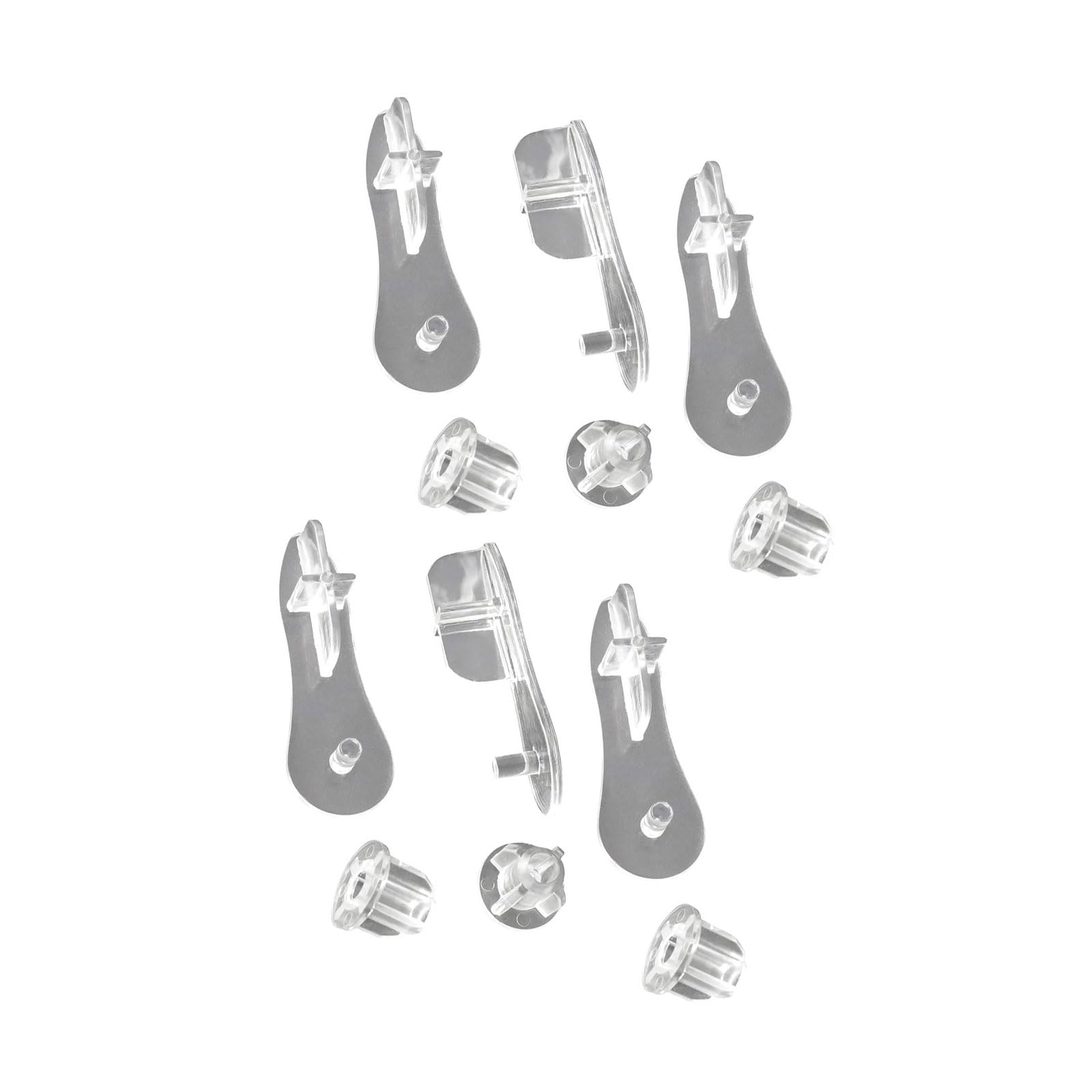 Durability Bottom Rails End Caps Window Blind Bottom Rails Cover with Button Plugs for Easy Window Blind Plug