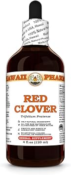 Red Clover Trifolium Pratense Dry Flower Tincture, All Natural, Vegan, Pure Liquid Extract - 4 fl.oz