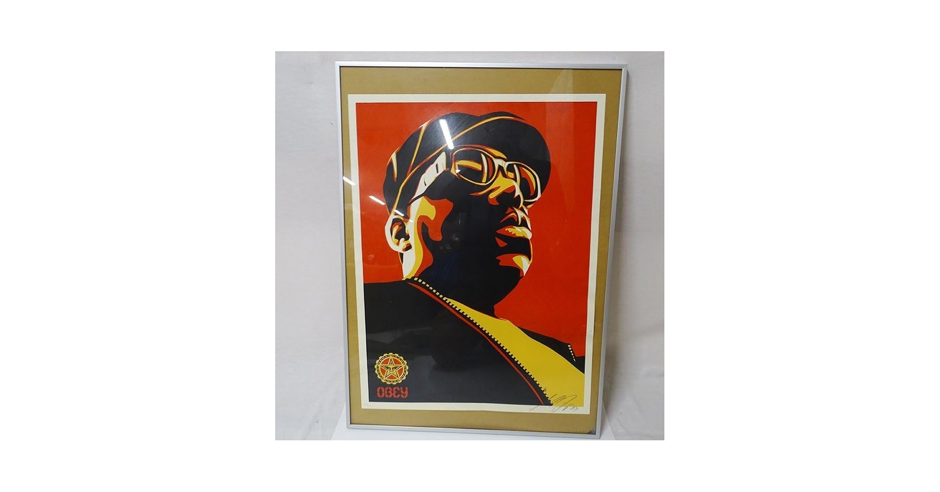 Amazon.co.jp: OBEY BIGGIE RED Shepard Fairey OBEY THE GIANT