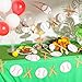 Tingjoo 3pcs 4.92 ft Baseball and Baseball Bat Banner Party Decorations Baseball Sports Theme Party Hanging Garland Decorations Paper Garland for Baseball Theme Birthday Baby Shower Supplies