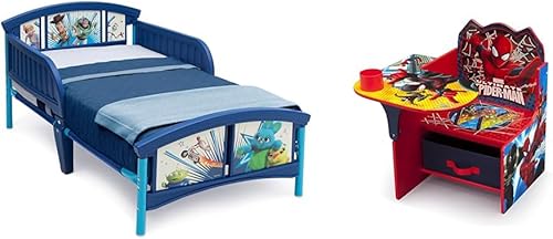 Miniatura 8 de Delta Children Cama de plástico para niños pequeños, Marvel Spider-Man y cama de plástico para niños pequeños, Minnie Mouse de Disney