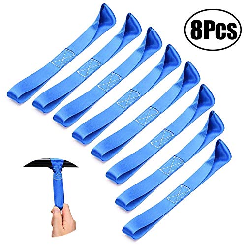JZZJ 8 Piezas 7.8 Pulgada Correas de Amarre Strap de Amarre para Atar ATV, UTV, la Moto y la Bici de la Suciedad