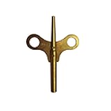 American Standard Double End Clock Winding Key - Size 7 & 0000 (3.8mm and 1.8mm) Universal Brass Double End Clock Winding Tool for Mantel, Bracket, and Antique Clocks