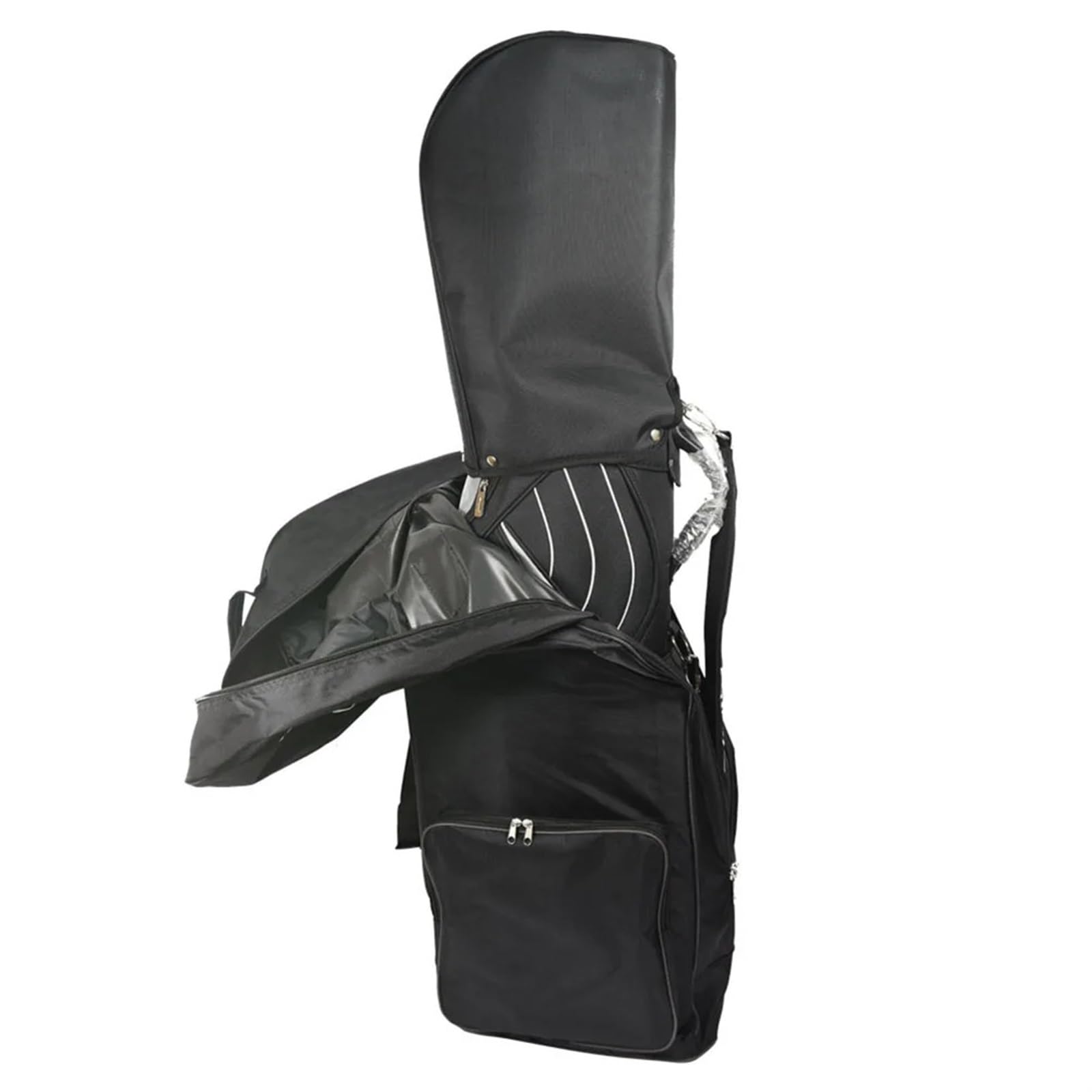 Golf-Reisetasche Golf-Reisetasche Mit Rädern, Robustes Golf-Reiseetui Aus Stoff, Universalgröße for Fluggesellschaften, Golf-Luftfahrttasche
