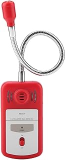 Gas Leak Detector, Natural Gas Leak Detectors Pt8800a Red Semiconductor Detecting Combustible Gas Leak Detector -10~50°C Sizeapprox120x65x25mm/4.7X2.6X1.0in