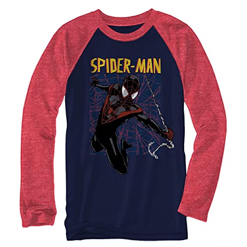 T-shirt Spiderman Marvel manches longues résistant pour garçon actif taille L