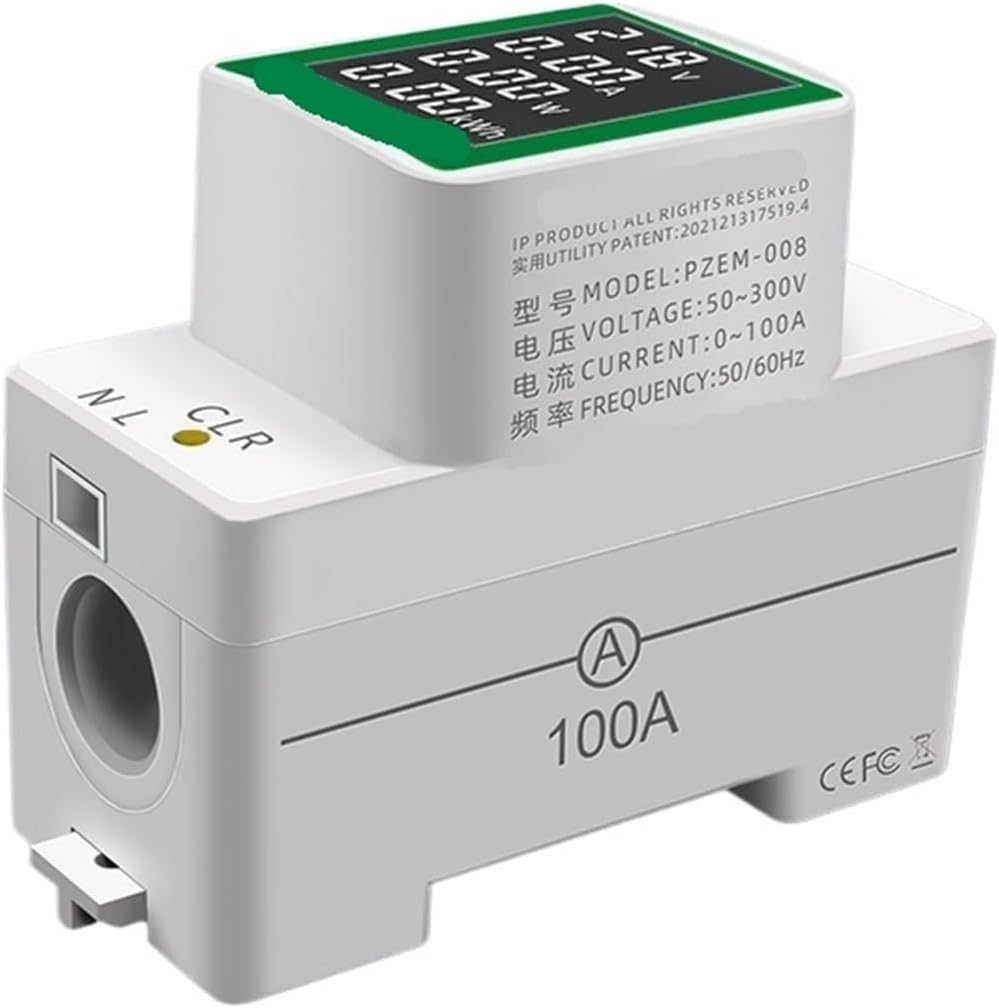 PZEM-008 Digital Energy Meter (Watt/KWh/Power Meter) 50-300V 100A